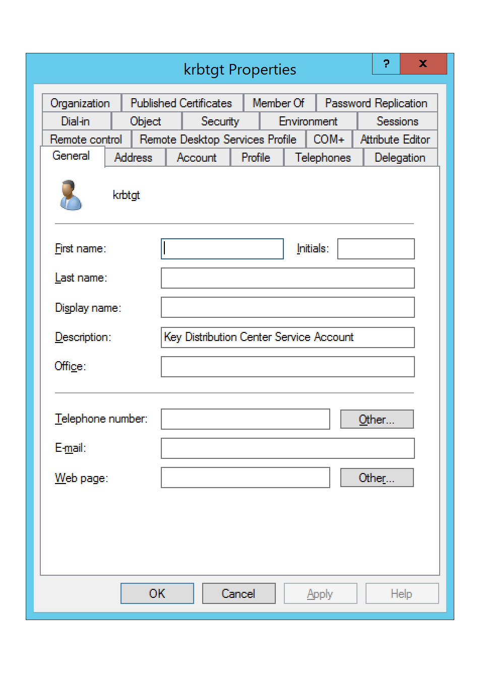 High-Value/Specific Interest Domain User Accounts