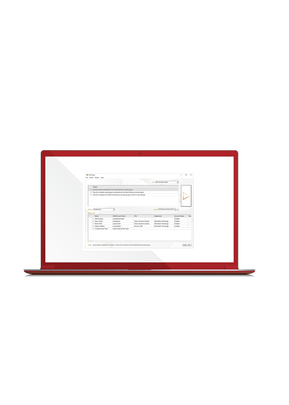 Active Directory Group Membership Audit