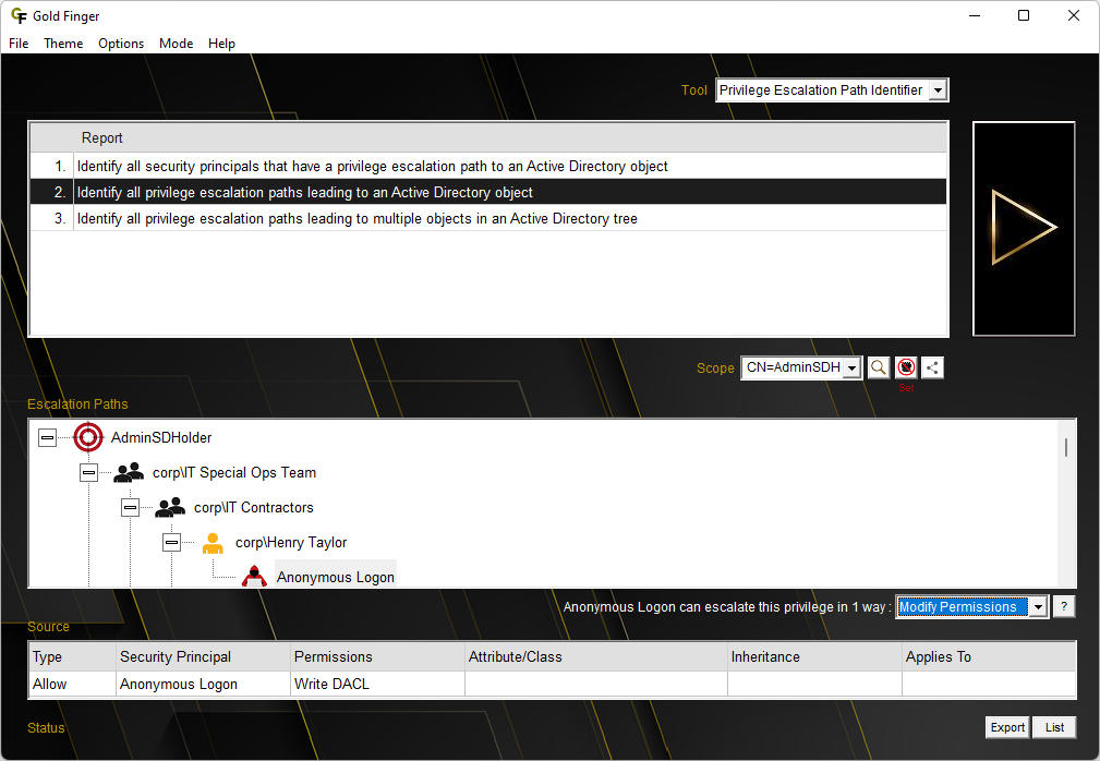 Active Directory Threat Intelligence Solution
