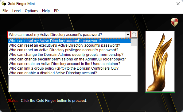 Making Determinations with Gold Finger Mini