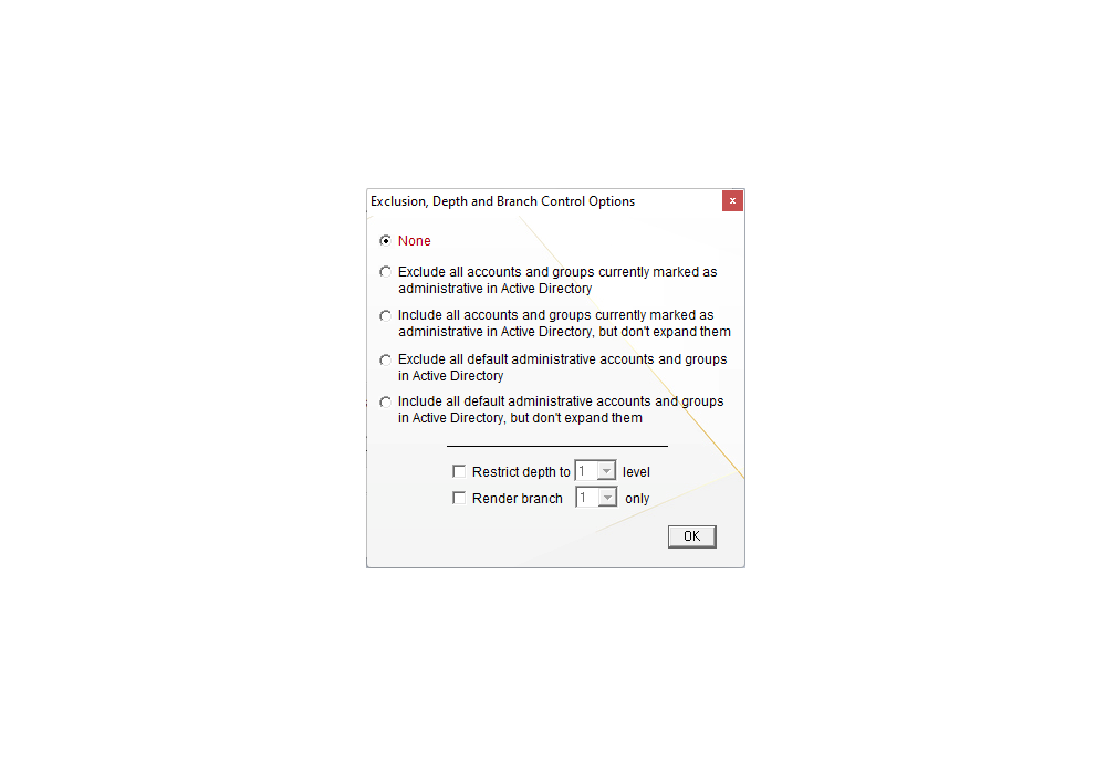 Exclusion Options