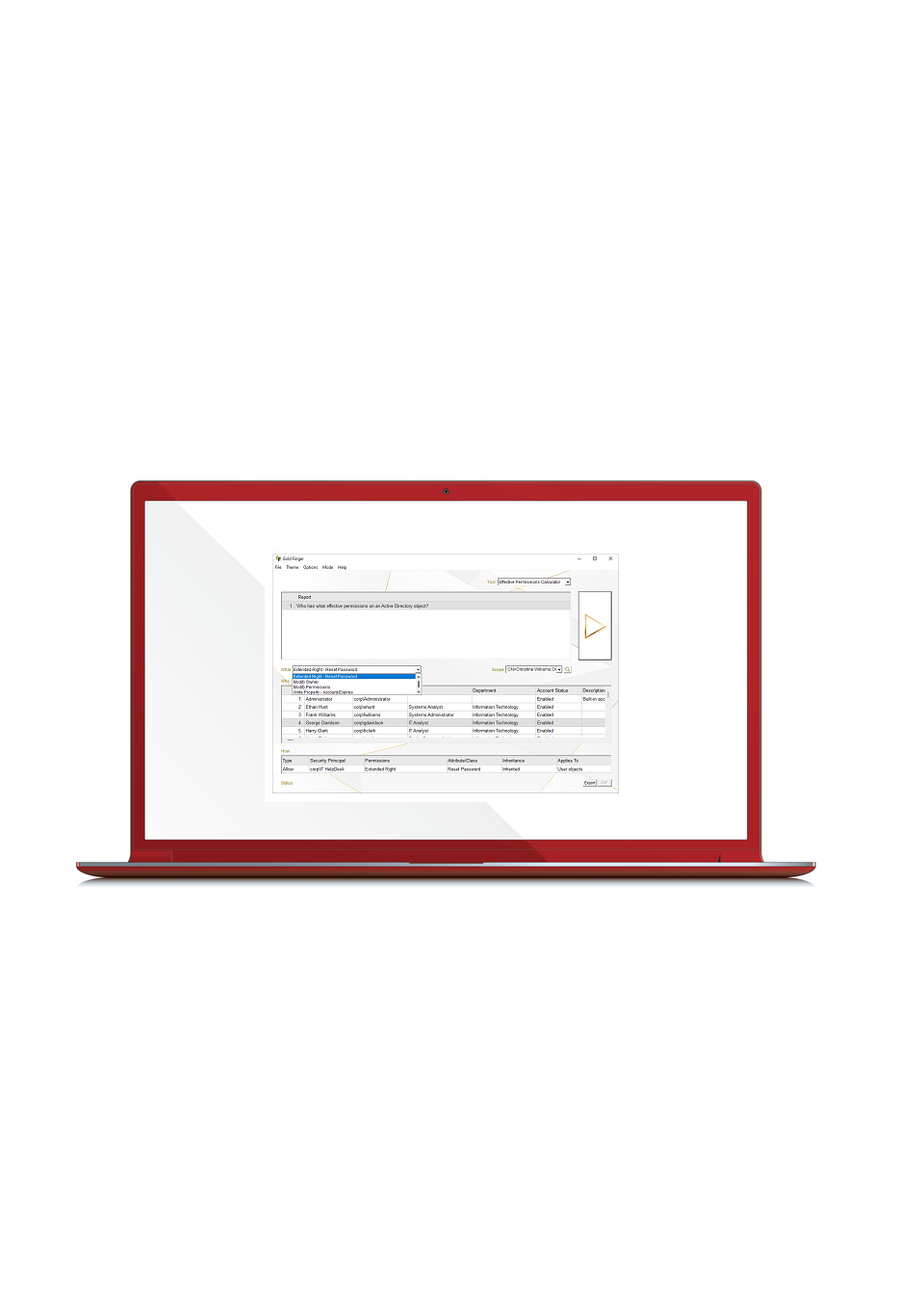 Unrivaled Active Directory Effective Permissions Capability