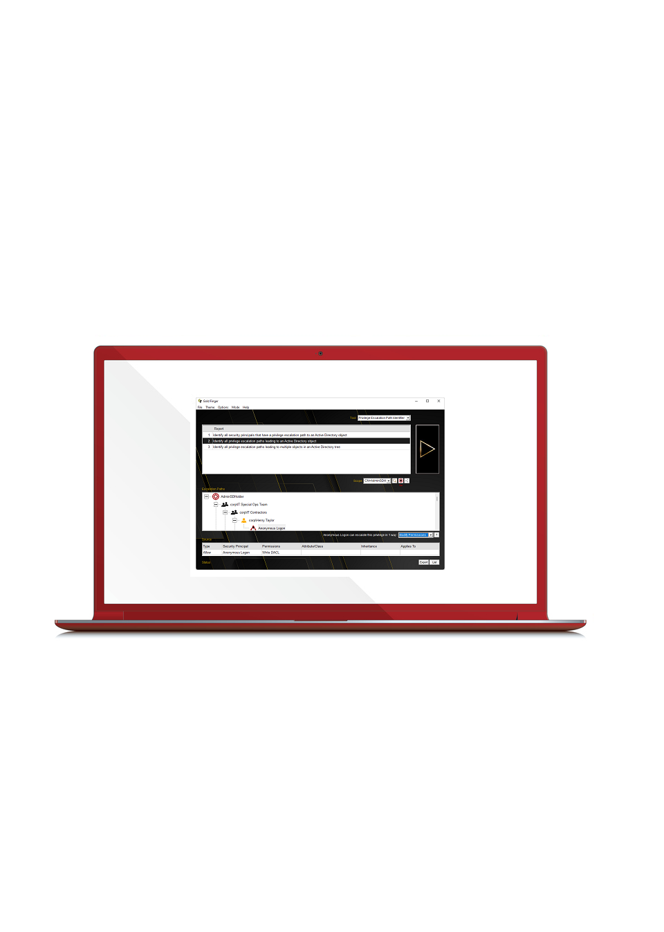 Active Directory Privilege Escalation Path Identifier - Unrivaled Capability